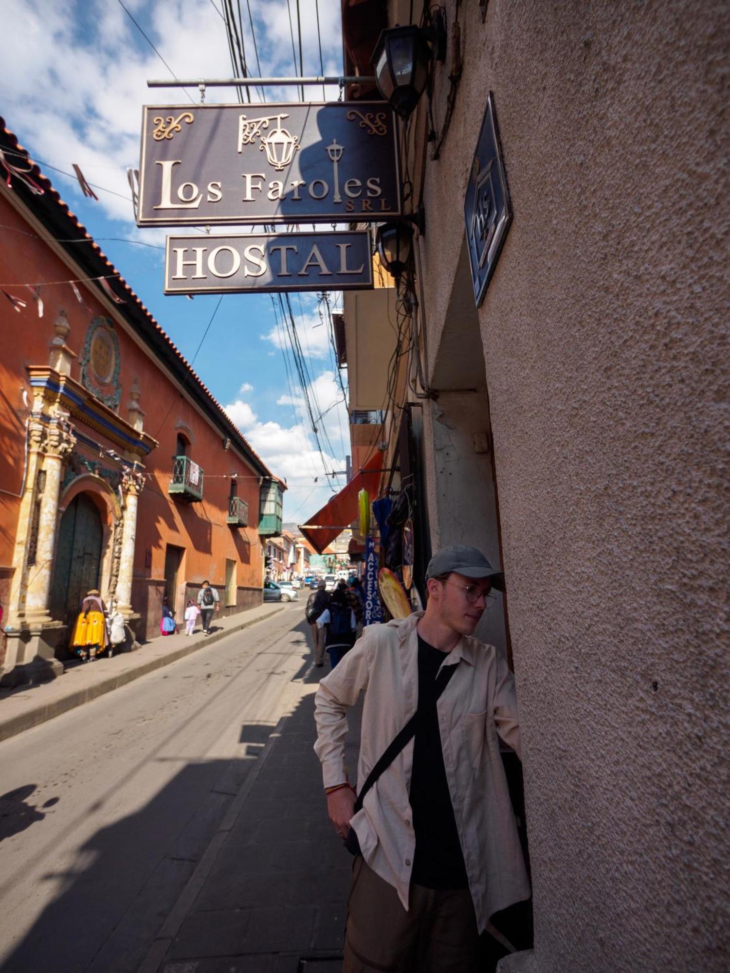 Los Faroles Hostal Potosí エクステリア 写真